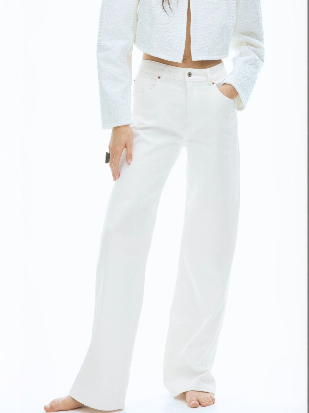 H&M Wide High Waist Jeans-picture-32