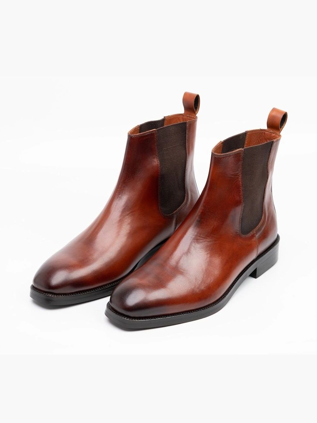 Dapper Shoes Co. Men Leather Round Toe Slip-On Slip-On Shoes Formal Shoes-image-7