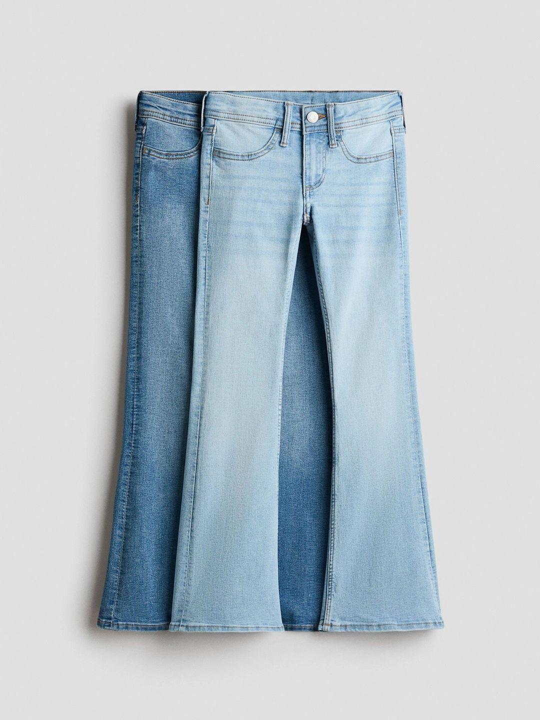 H&M 2-pack Flared Leg Low Jeans-picture-35
