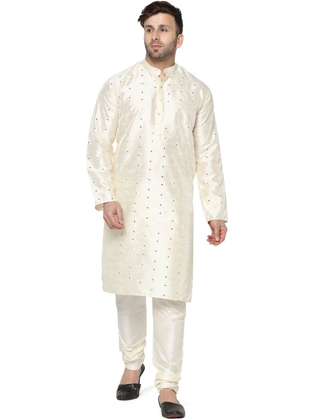 Jagdish Garments Men Regular Kurta with Churidar-picture-41
