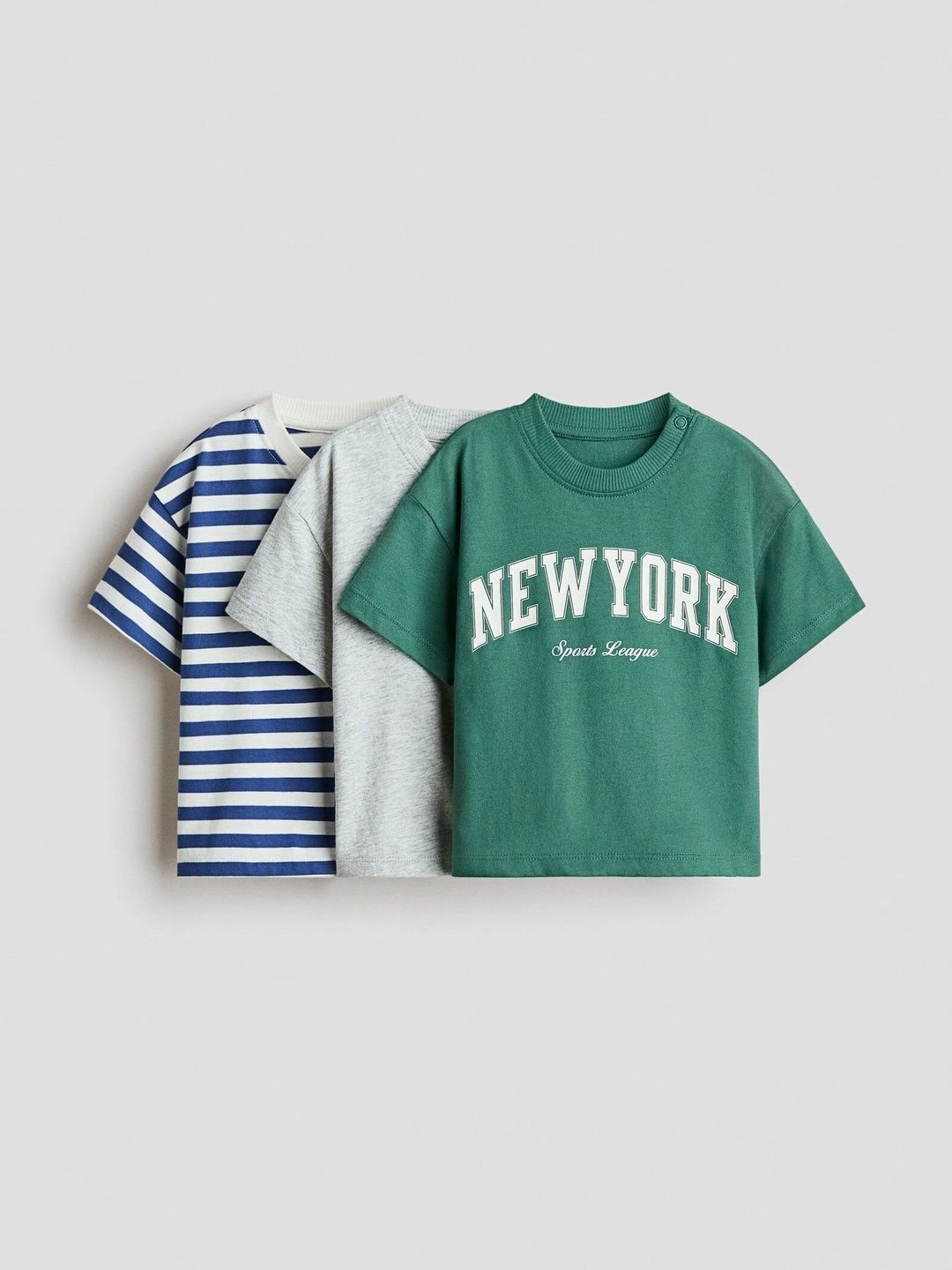H&M 3-pack cotton T-shirts-picture-34
