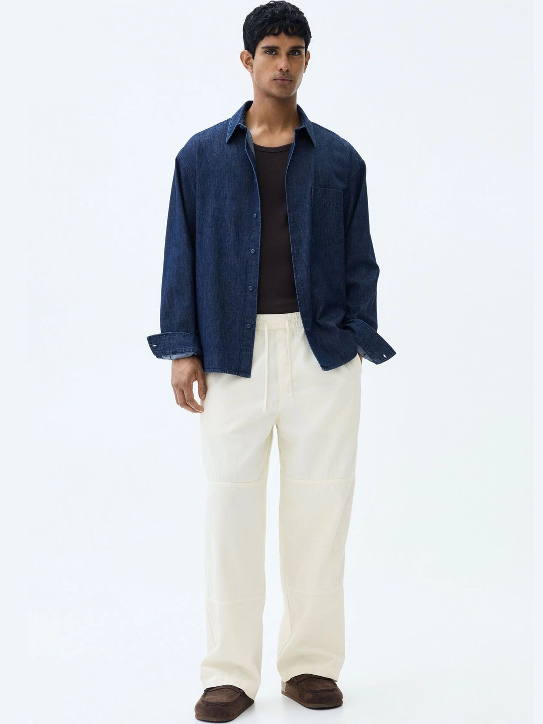 H&M Relaxed Fit Cotton trousers-picture-41