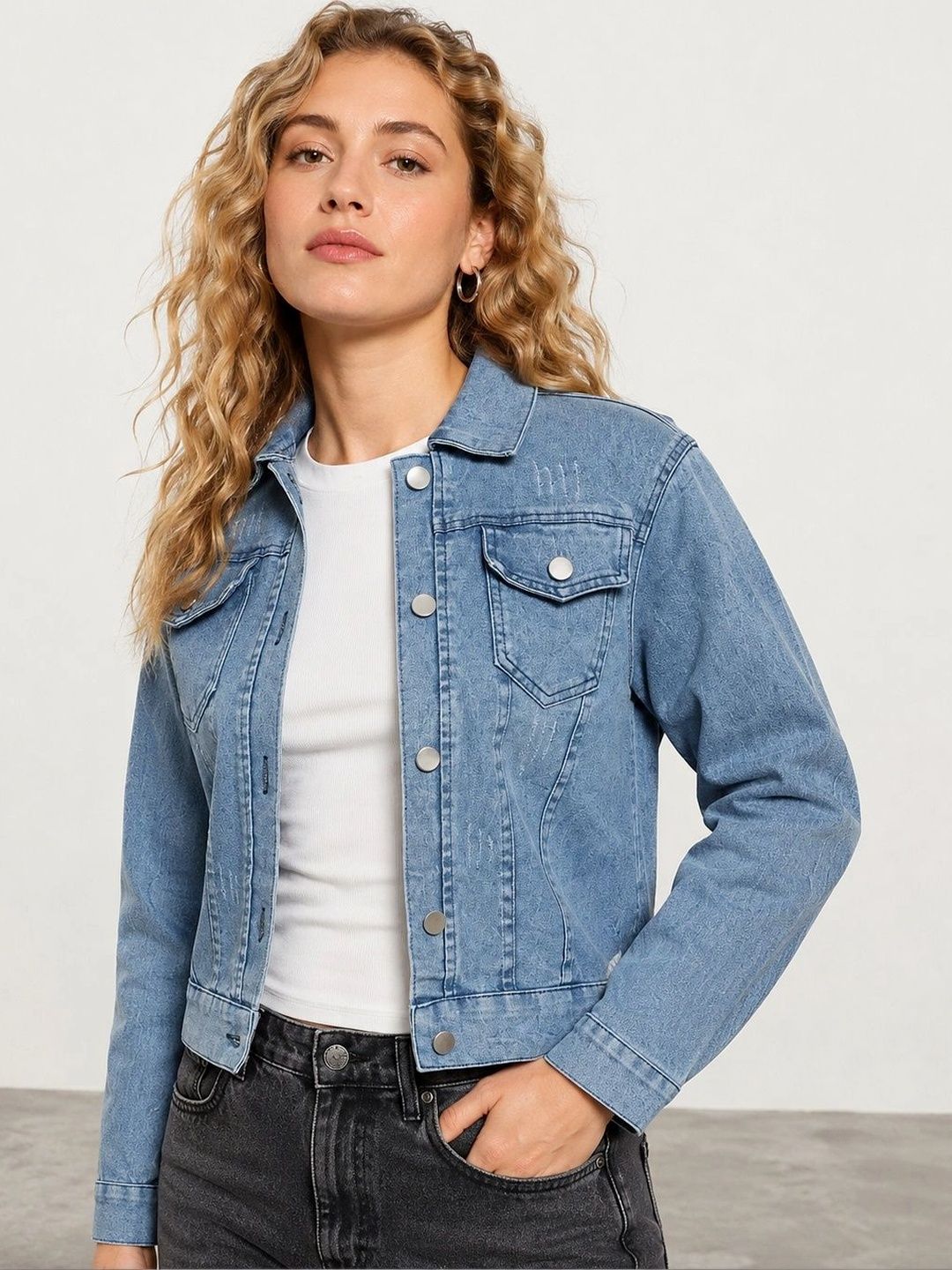Muhuratam Women Denim Jacket-picture-11