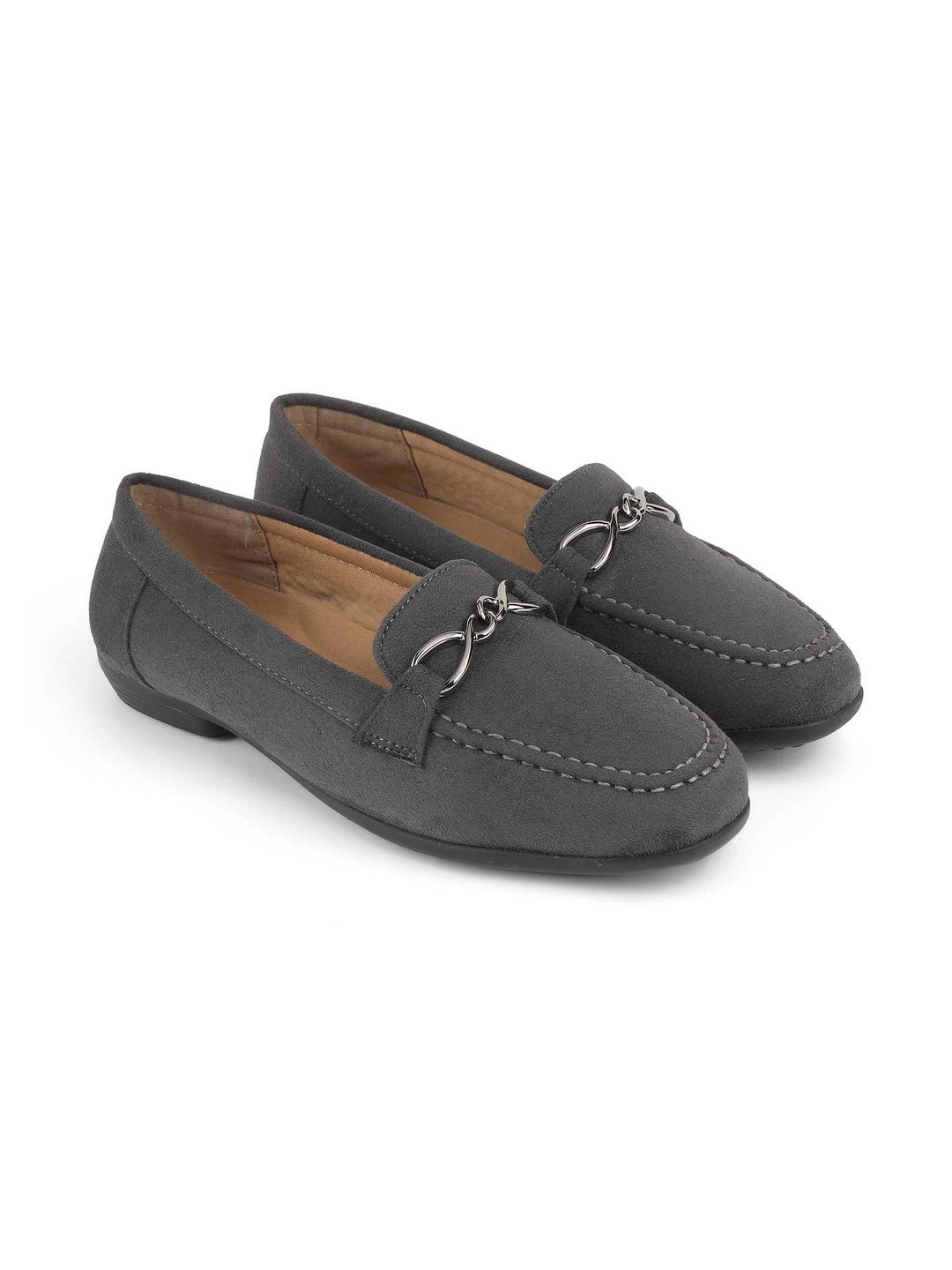 Tresmode Women Leather Loafers-picture-34
