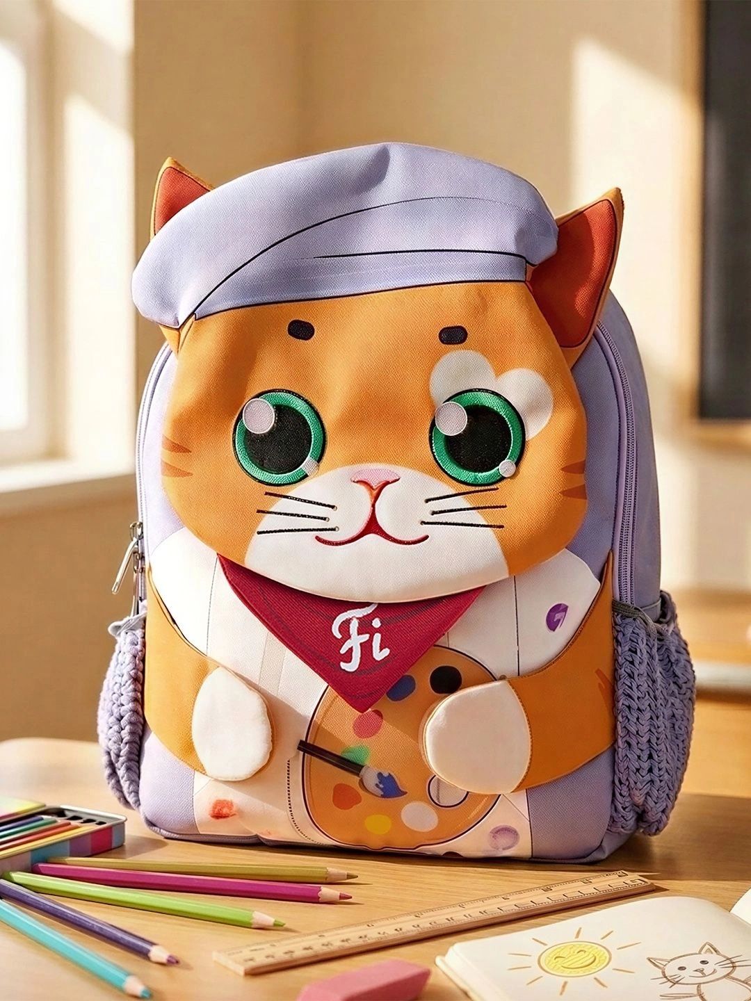 FILLI & ME Unisex Kids Graphic Applique Backpack-picture-18