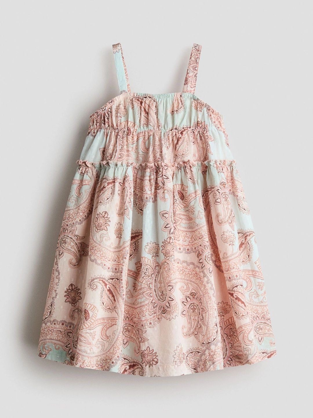 H&M A-line cotton strappy dress-picture-37