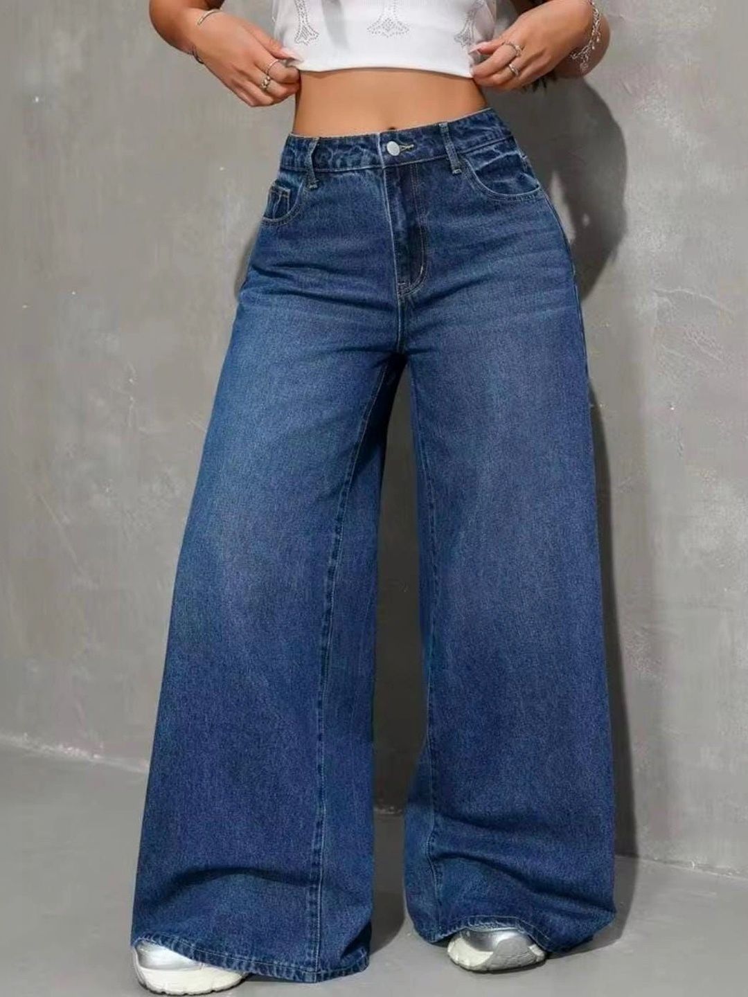 H&H Women Wide Leg High-Rise Jeans-picture-35