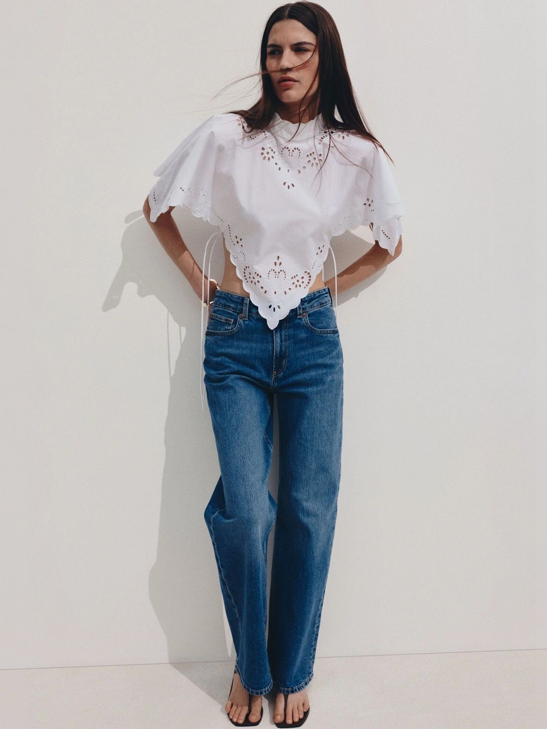 H&M Wide High Waist Jeans-picture-22