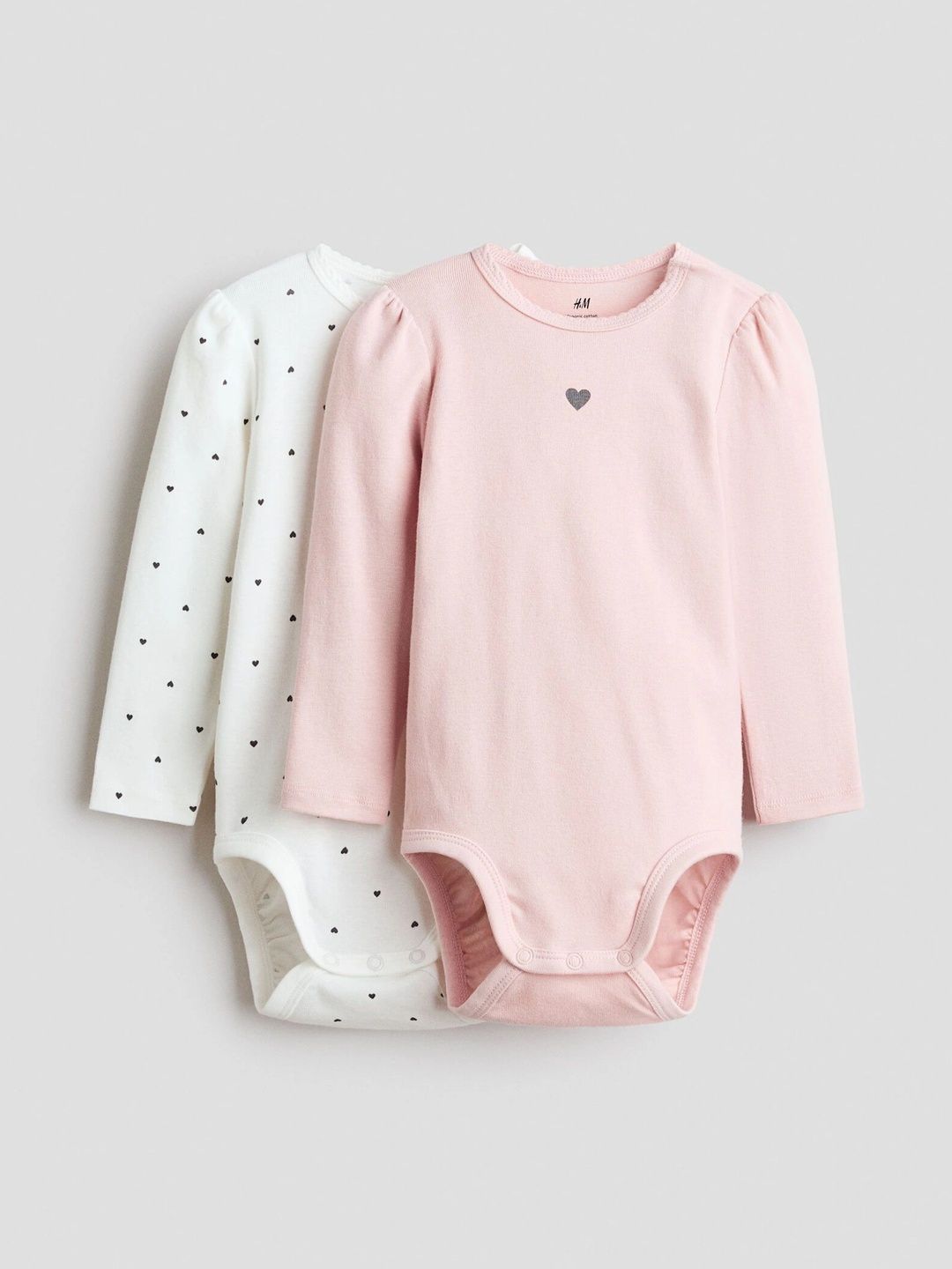 H&M 2-pack cotton bodysuits-picture-24