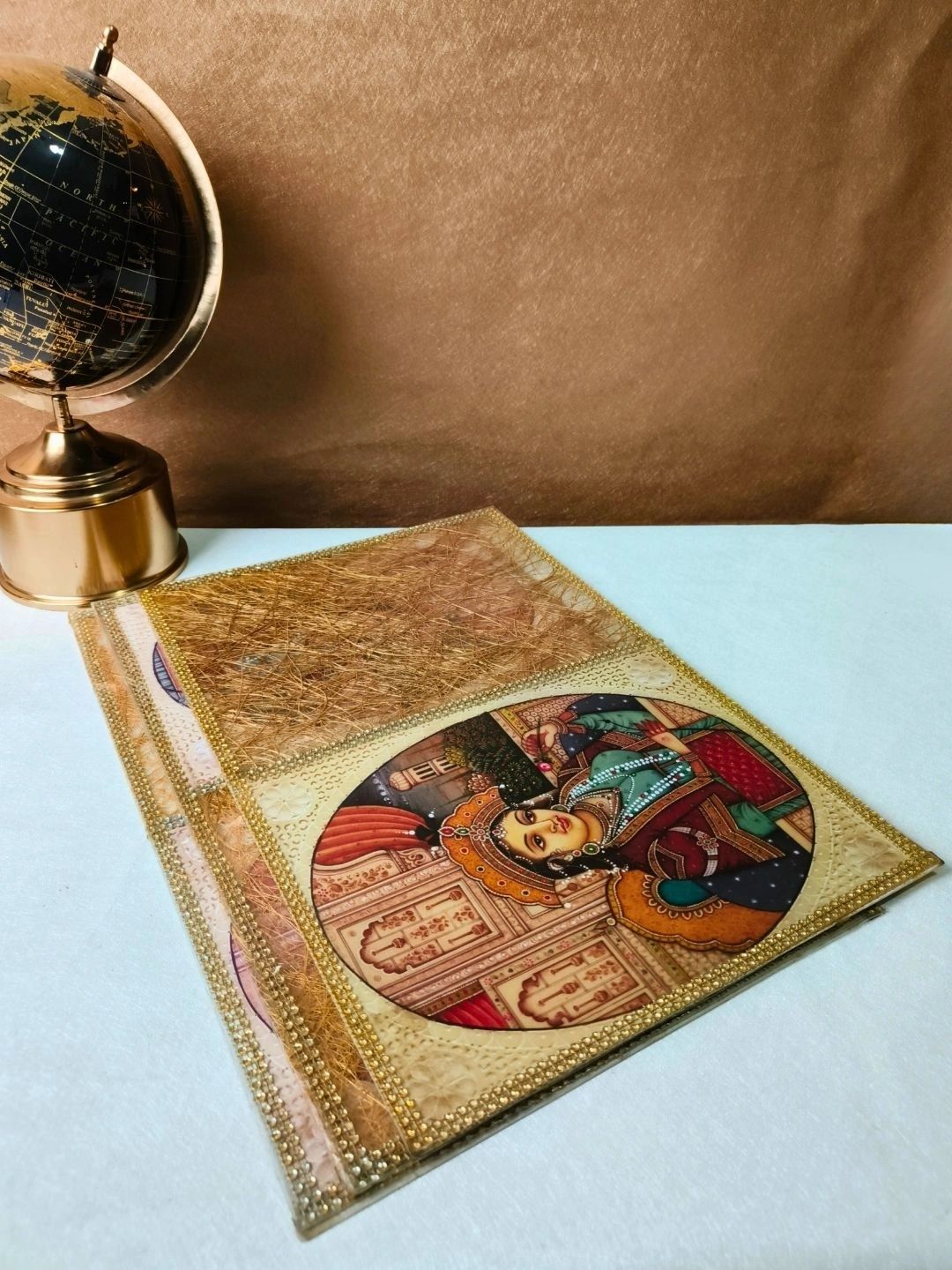 THE HOME CO. 3 Pcs Beige Printed Rectangle Table Placemats-picture-41
