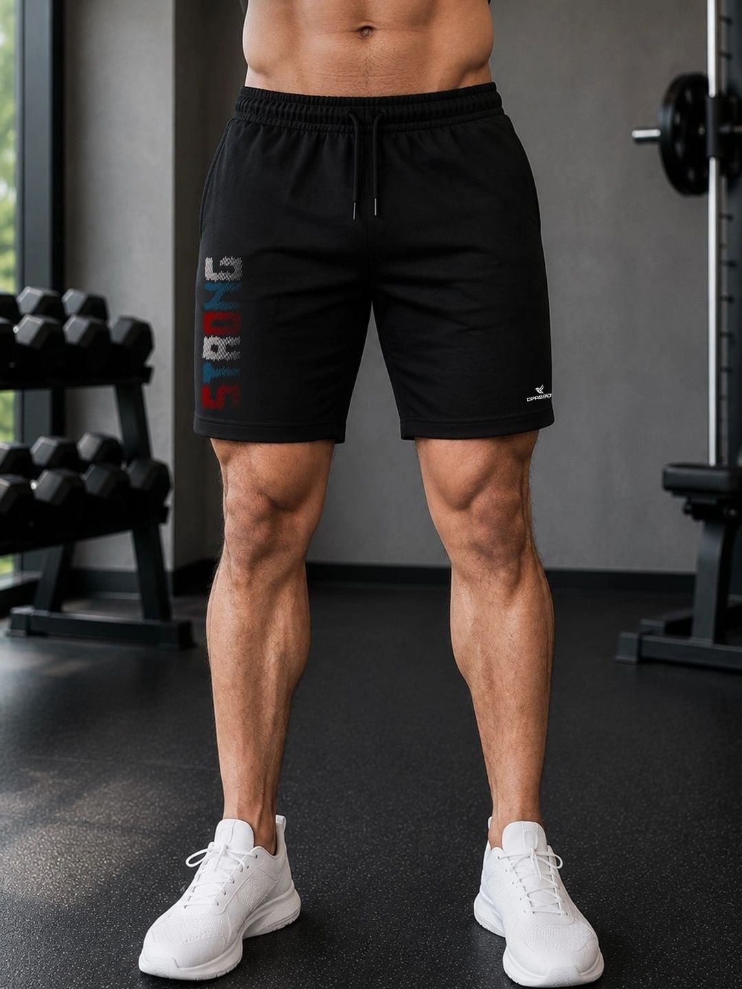 Dpassion Men Typography Printed Training or Gym Sports Shorts-picture-28