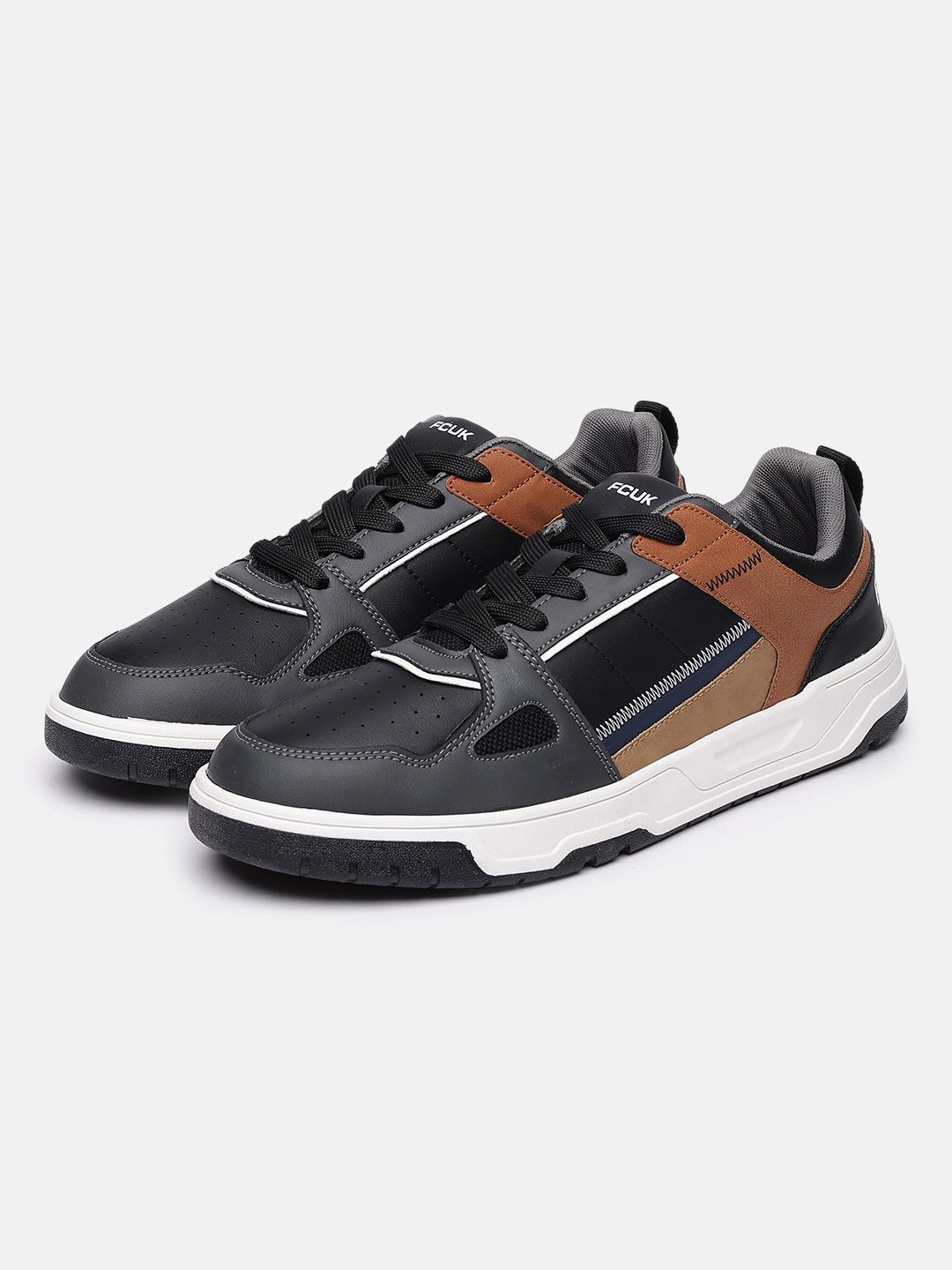 FCUK Men Colourblocked Sneakers-picture-23