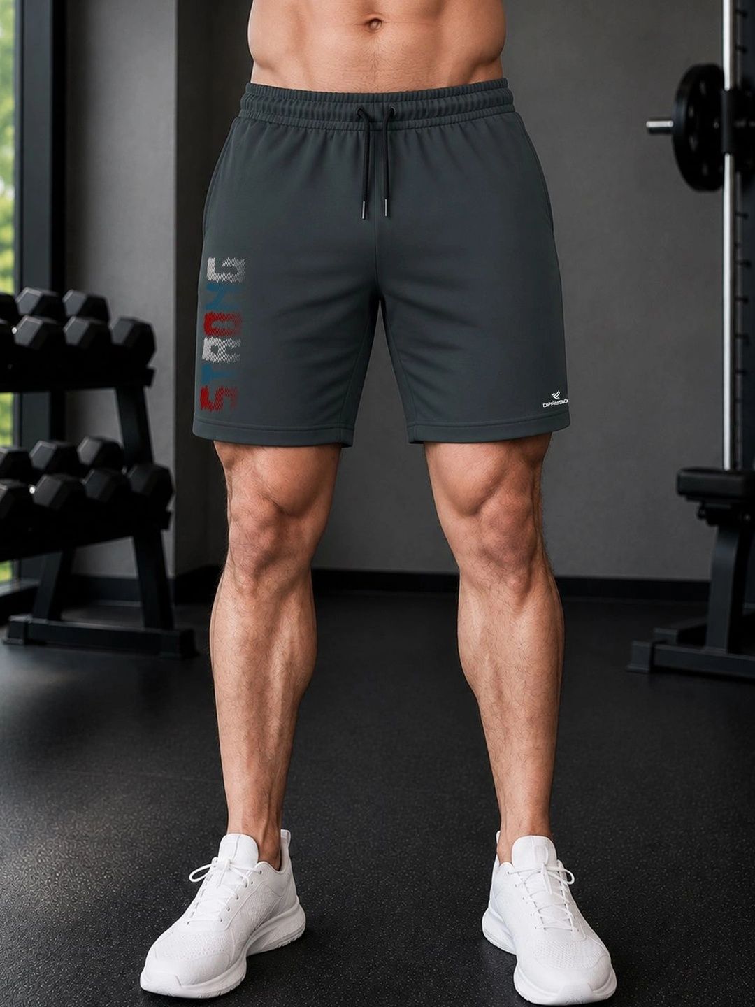 Dpassion Men Typography Training or Gym Sports Shorts-picture-33