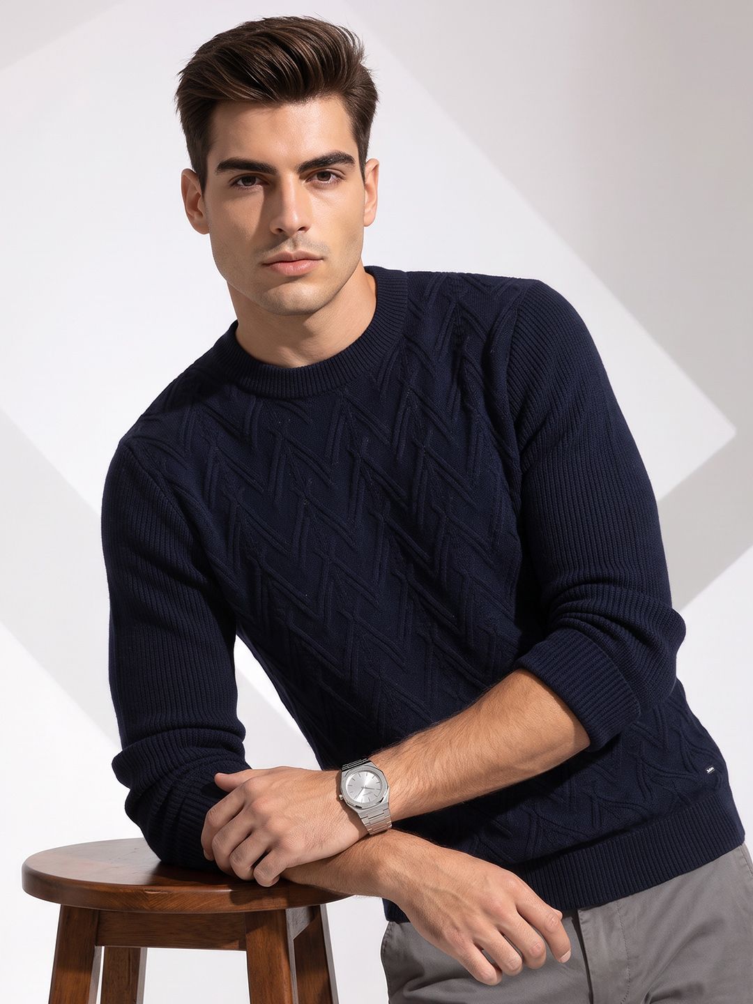 INVICTUS Cable Knit Pullover Sweater-picture-11