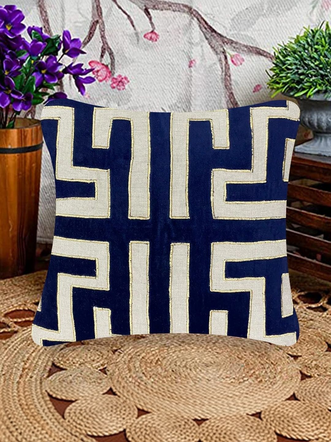 SAJAVAT Blue & White Cushion Covers-image-13