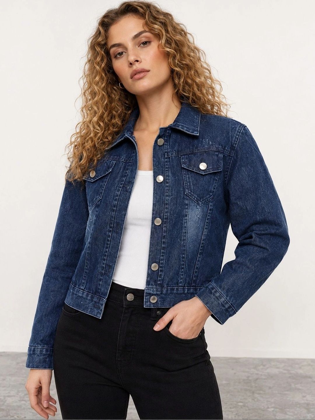 Muhuratam Women Denim Jacket-picture-16