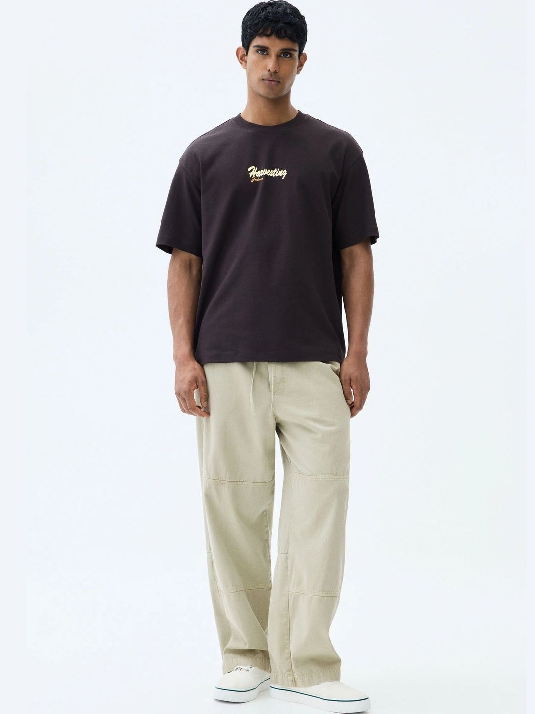 H&M Relaxed Fit Cotton trousers-picture-15