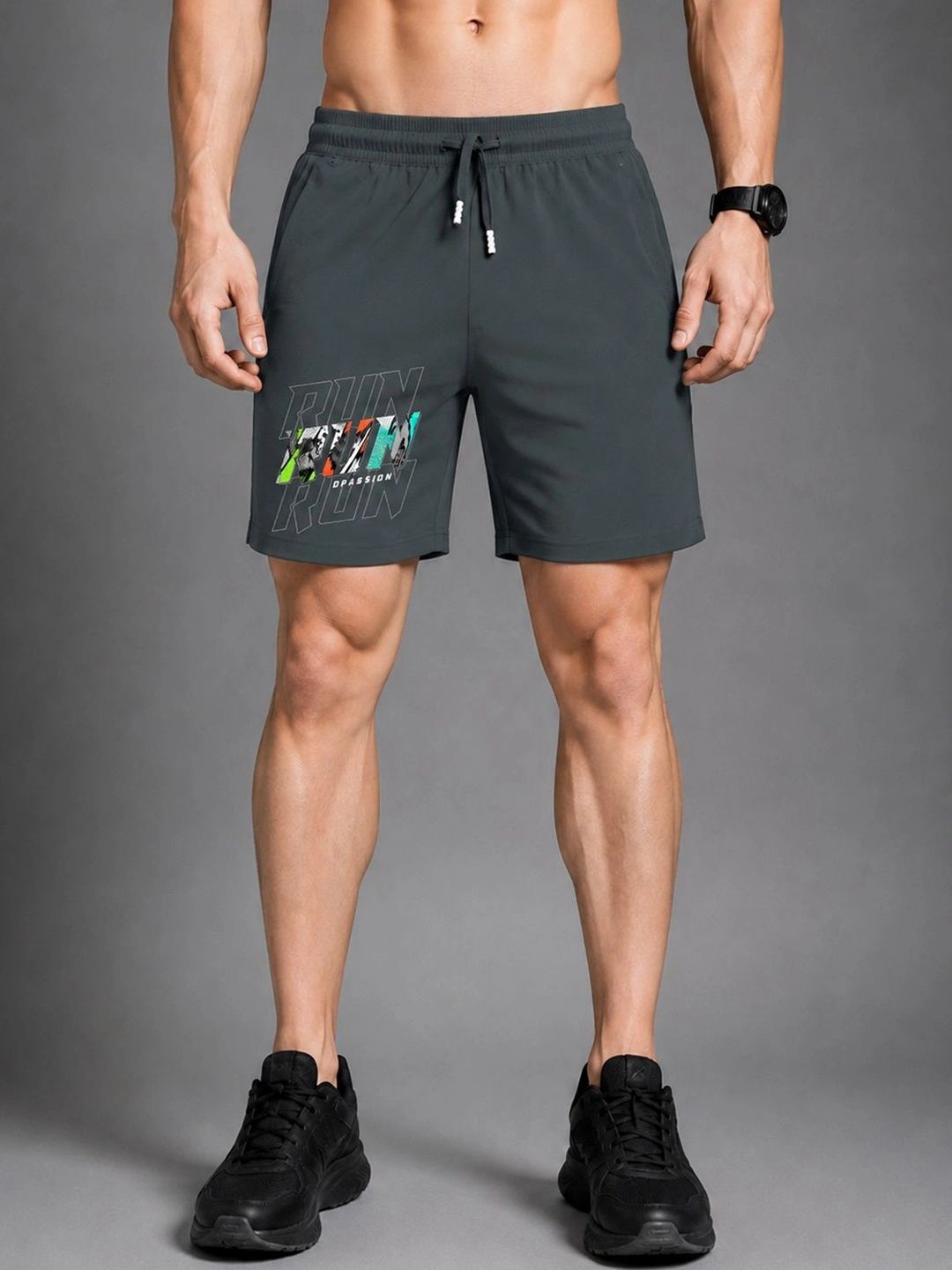 Dpassion Men Printed Training or Gym Sports Shorts-picture-21