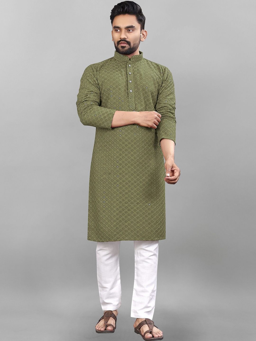 Moda Rapido Men Handloom Kurta-picture-20