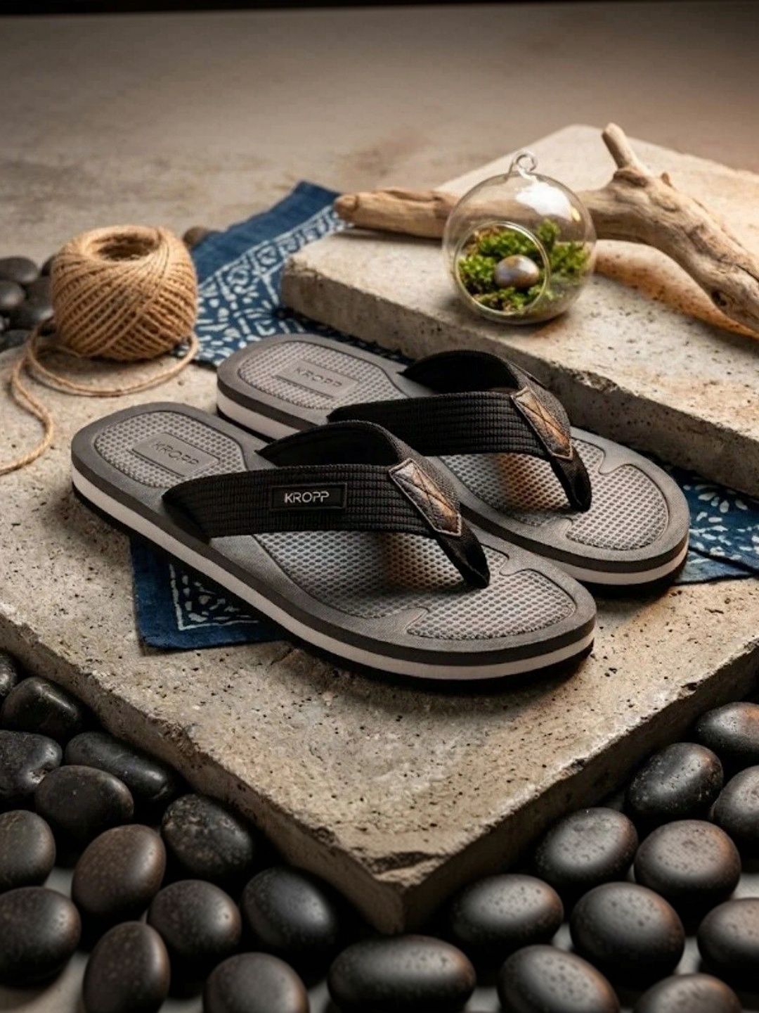 Hsquare Men Rubber Thong Flip-Flops-picture-35