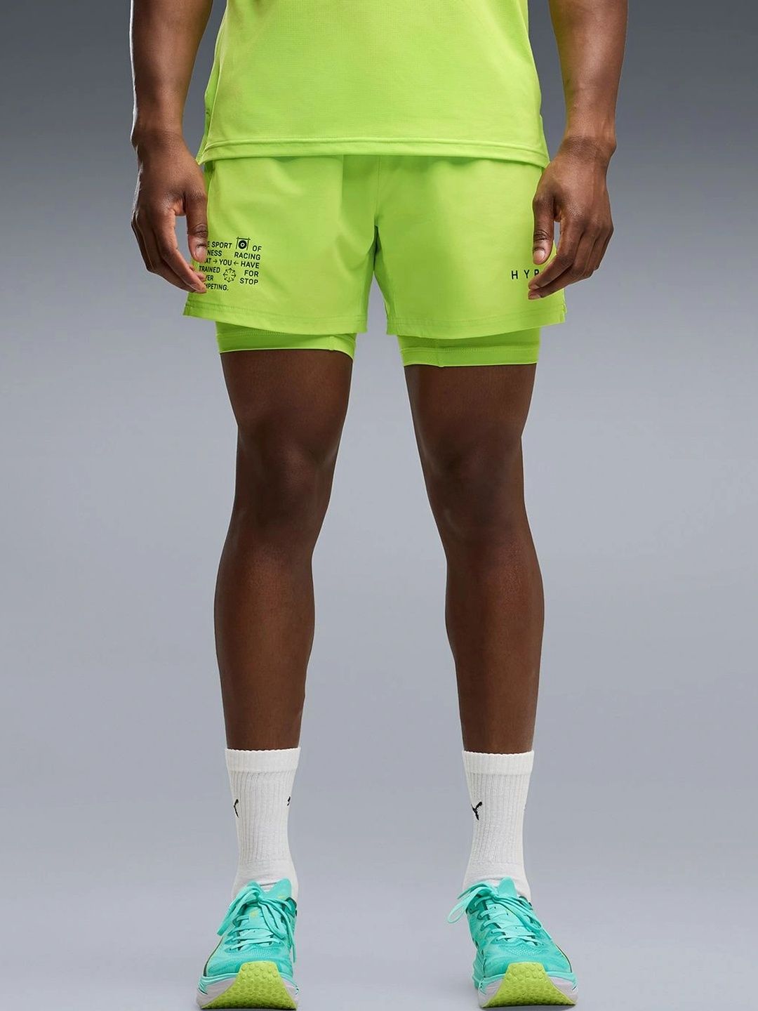Puma Men Typography Training or Gym Sports Shorts-picture-27