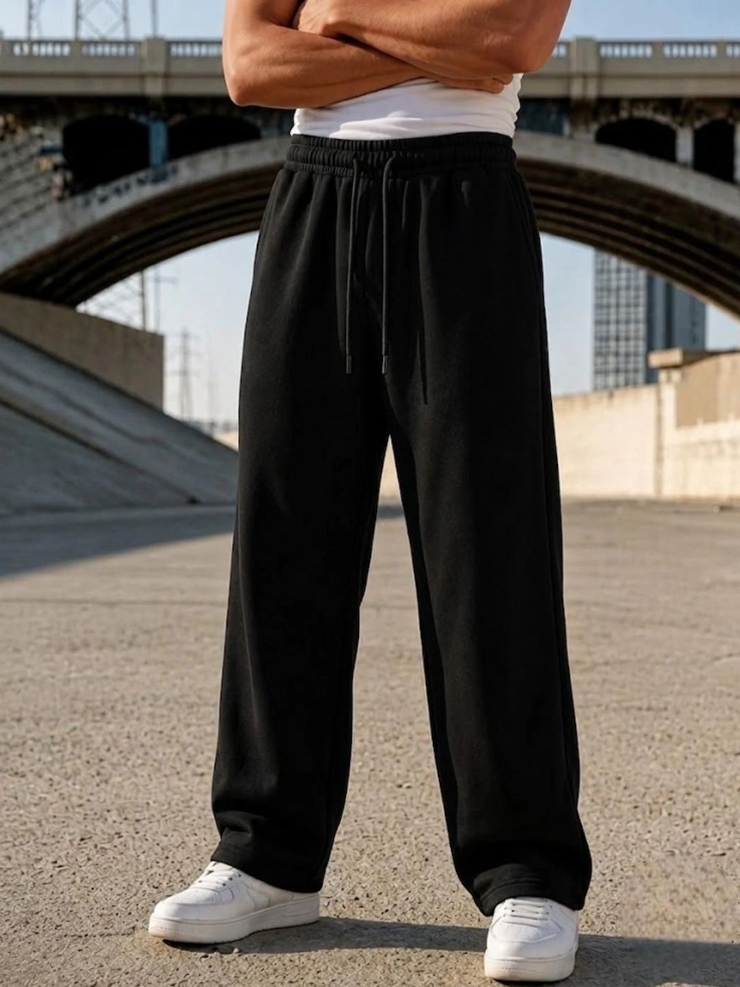 dockstreet Men Relaxed Fit Training Track Pants-picture-51