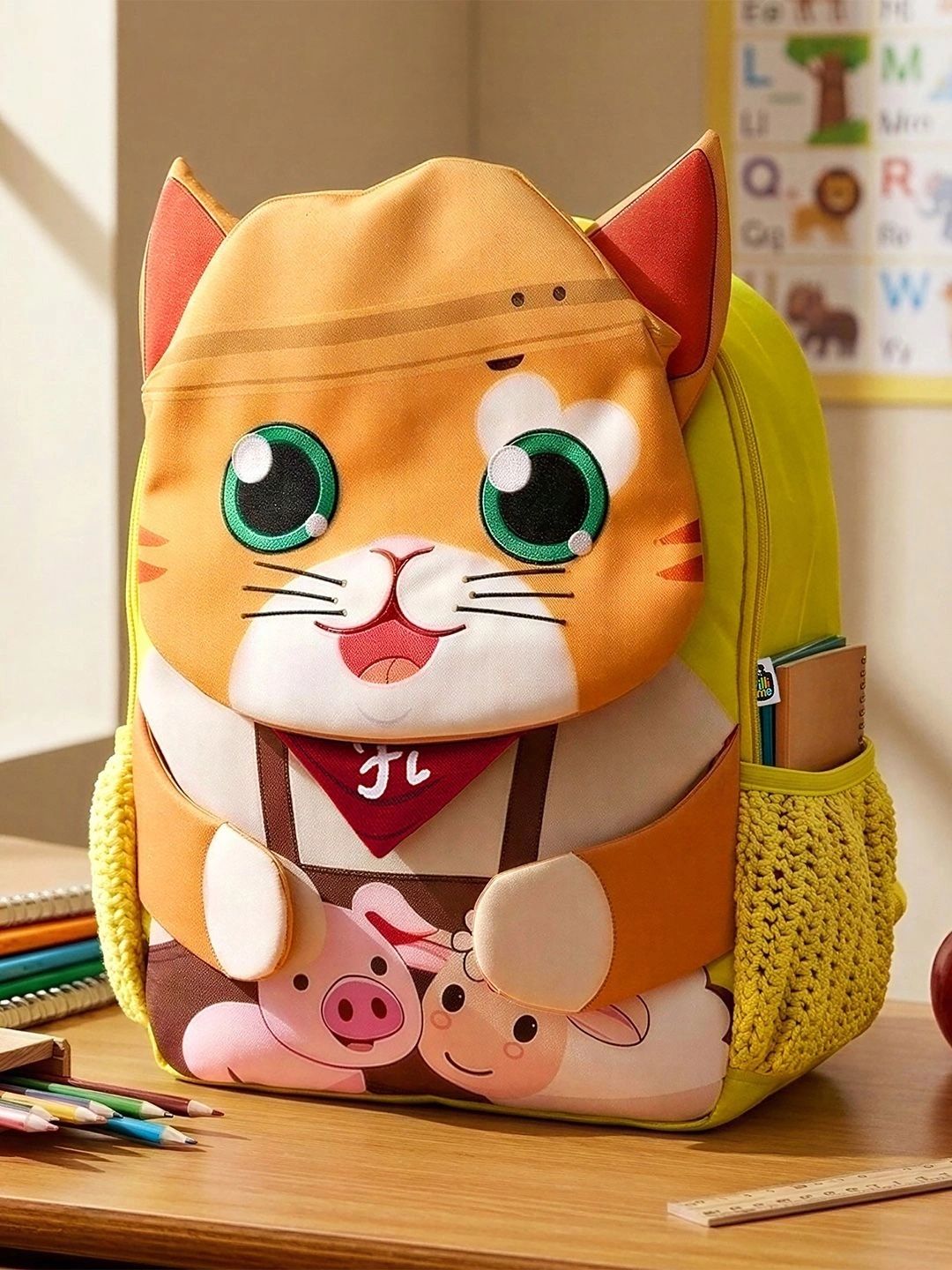 FILLI & ME Unisex Kids Graphic Applique Backpack-picture-48