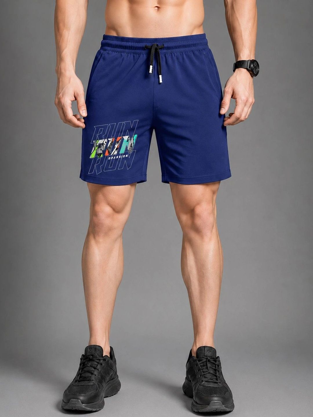 Dpassion Men Printed Training or Gym Sports Shorts-picture-54