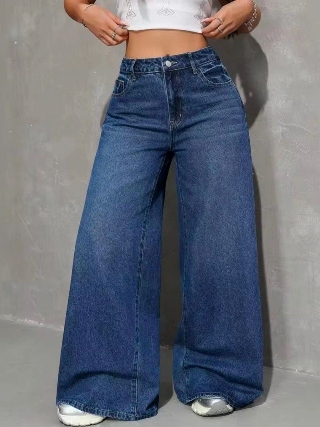 ZUYA Women Wide Leg High-Rise Jeans-picture-54