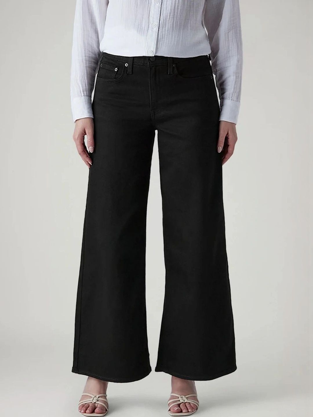 Levis Women Classic Wide Leg High-Rise Stretchable Jeans-image-35