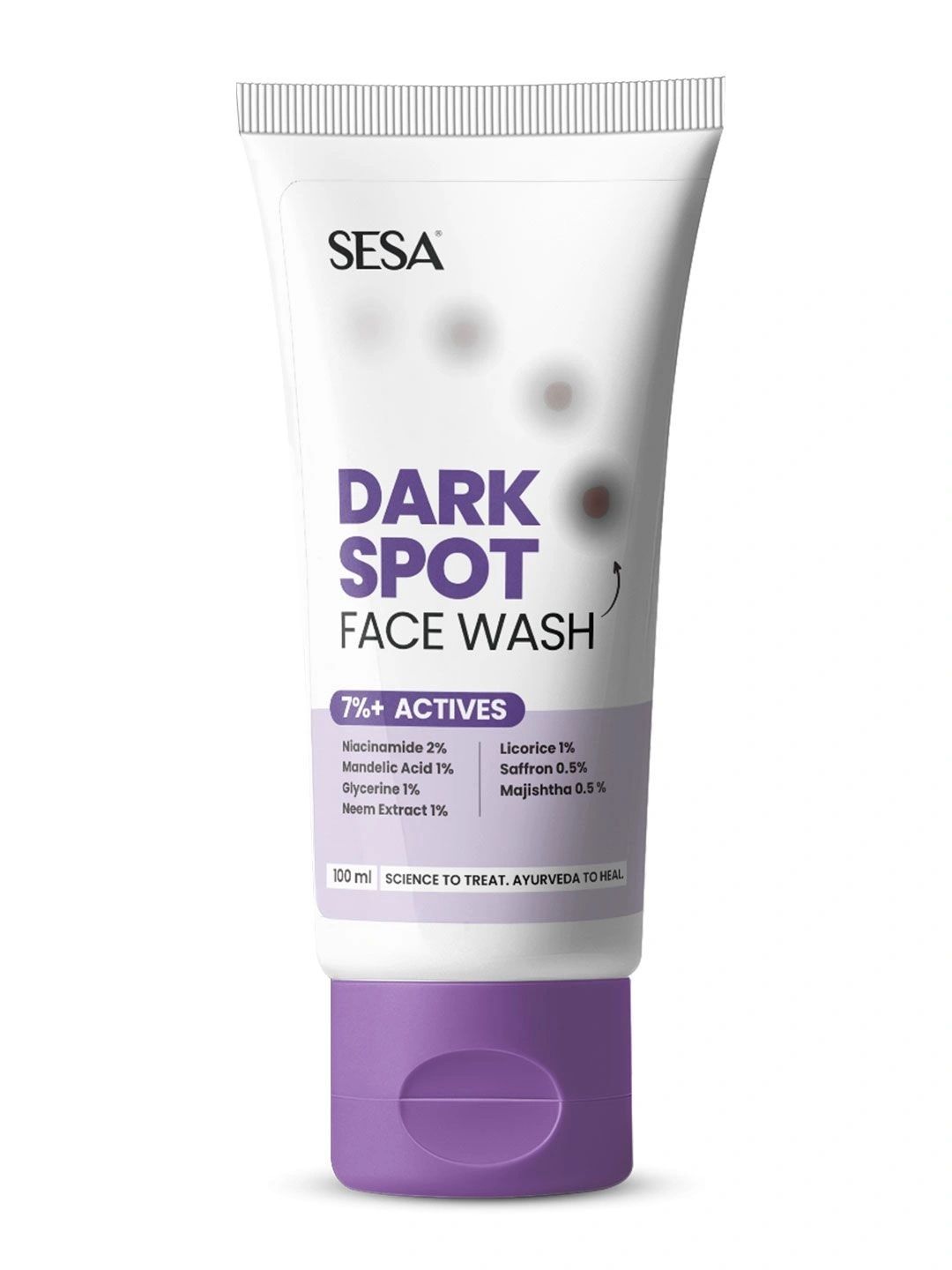 Sesa Dark Spot Face Wash 2% Niacinamide & 1% Mandelic Acid Brightening - 100 ml-image-24