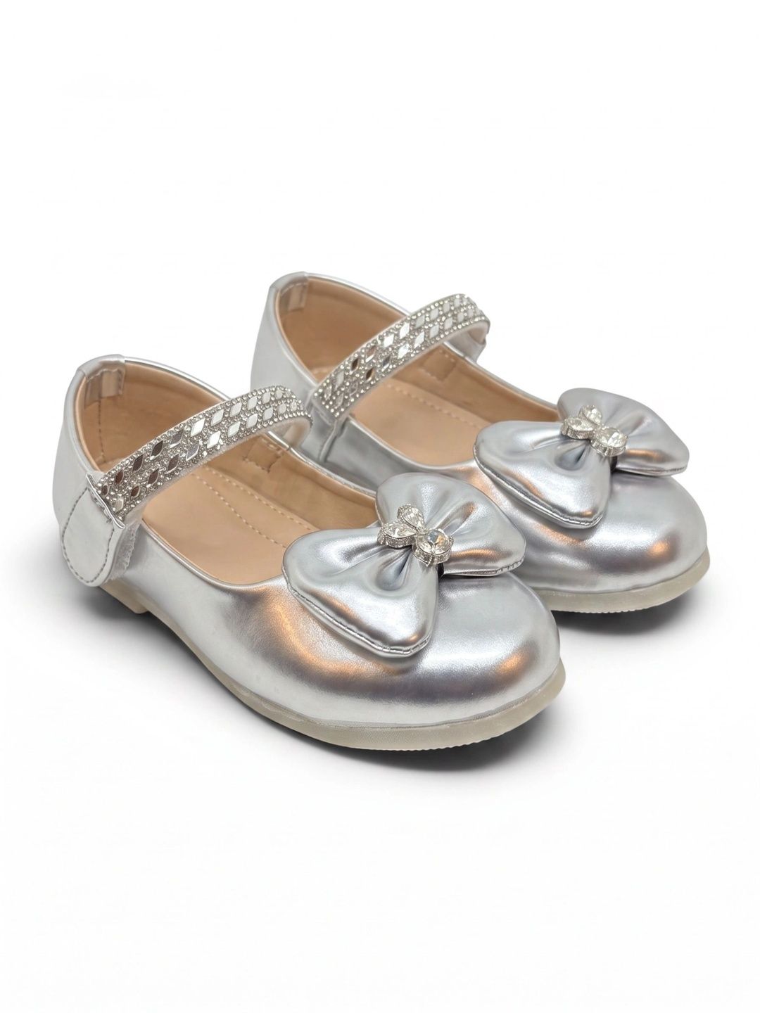 Lil Lollipop Girls Round Toe Velcro Ballerinas-picture-48