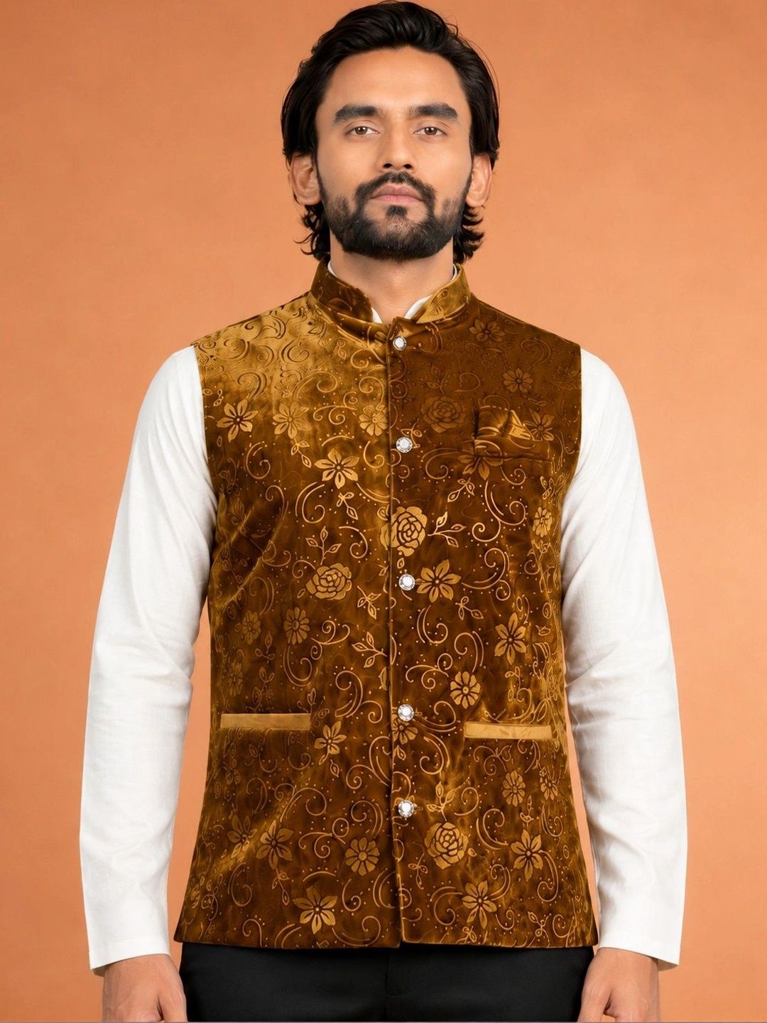 Leipzig Fashion Men Open Front Jacket-picture-15