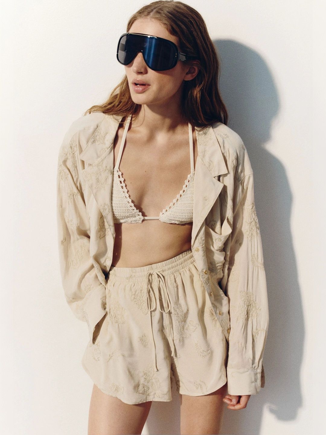 H&M Embroidered viscose shorts-picture-27