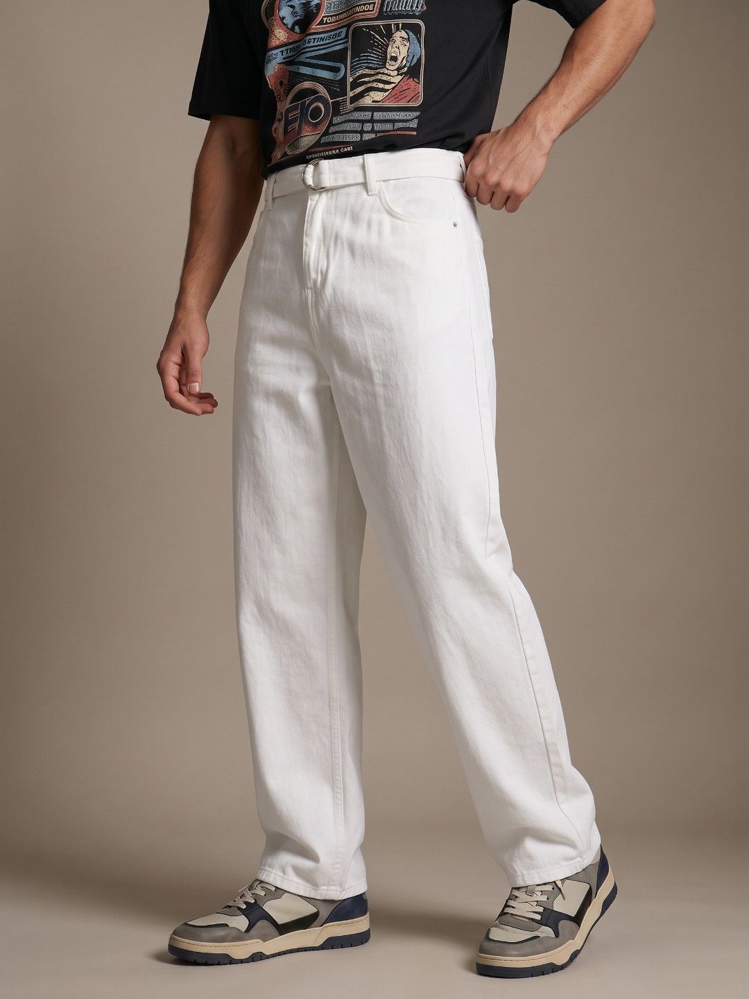 glitchez Men Korean Baggy Fit Jeans-picture-15