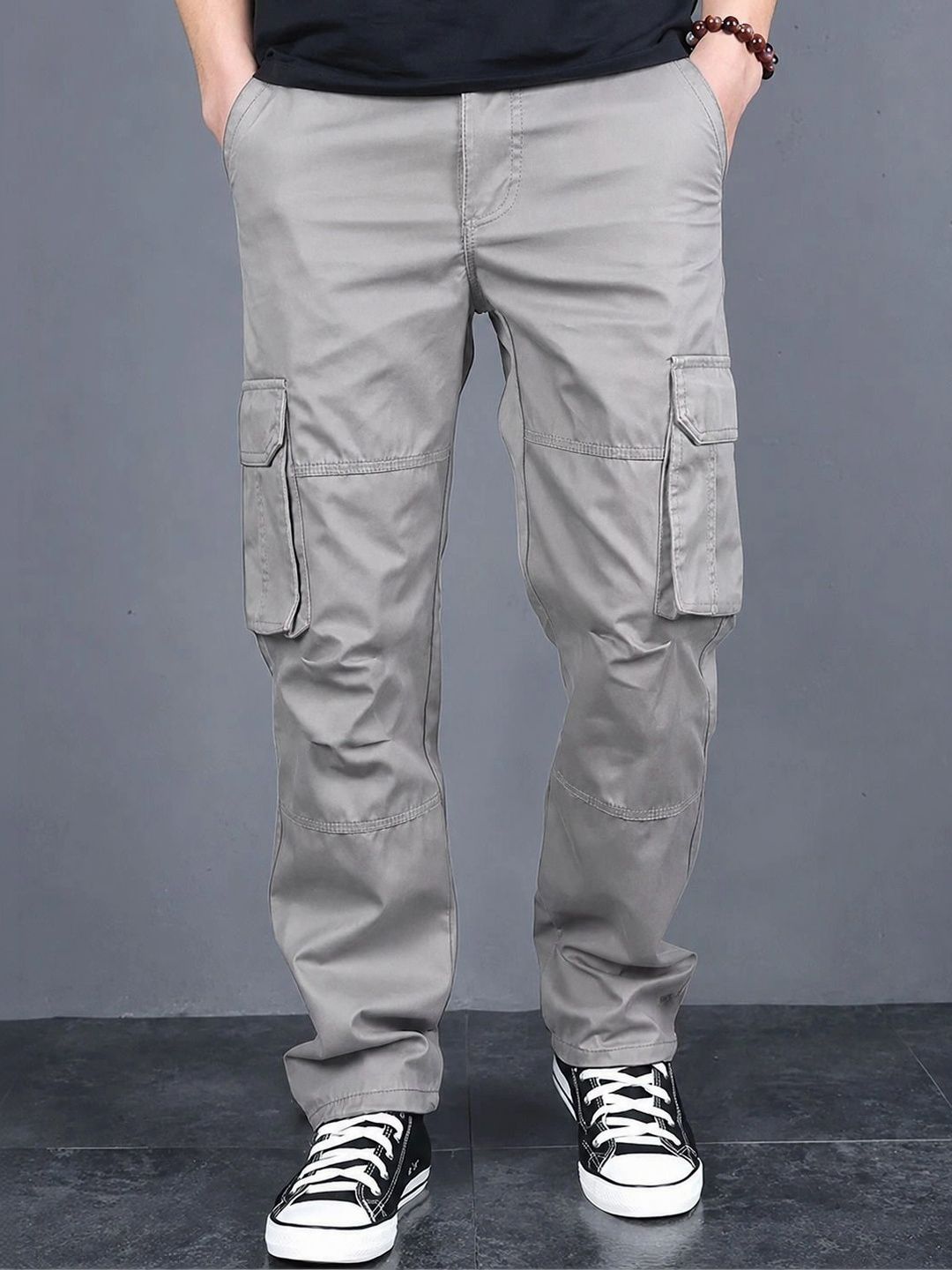 COMBRAIDED Men Regular Fit Cargos-image-49