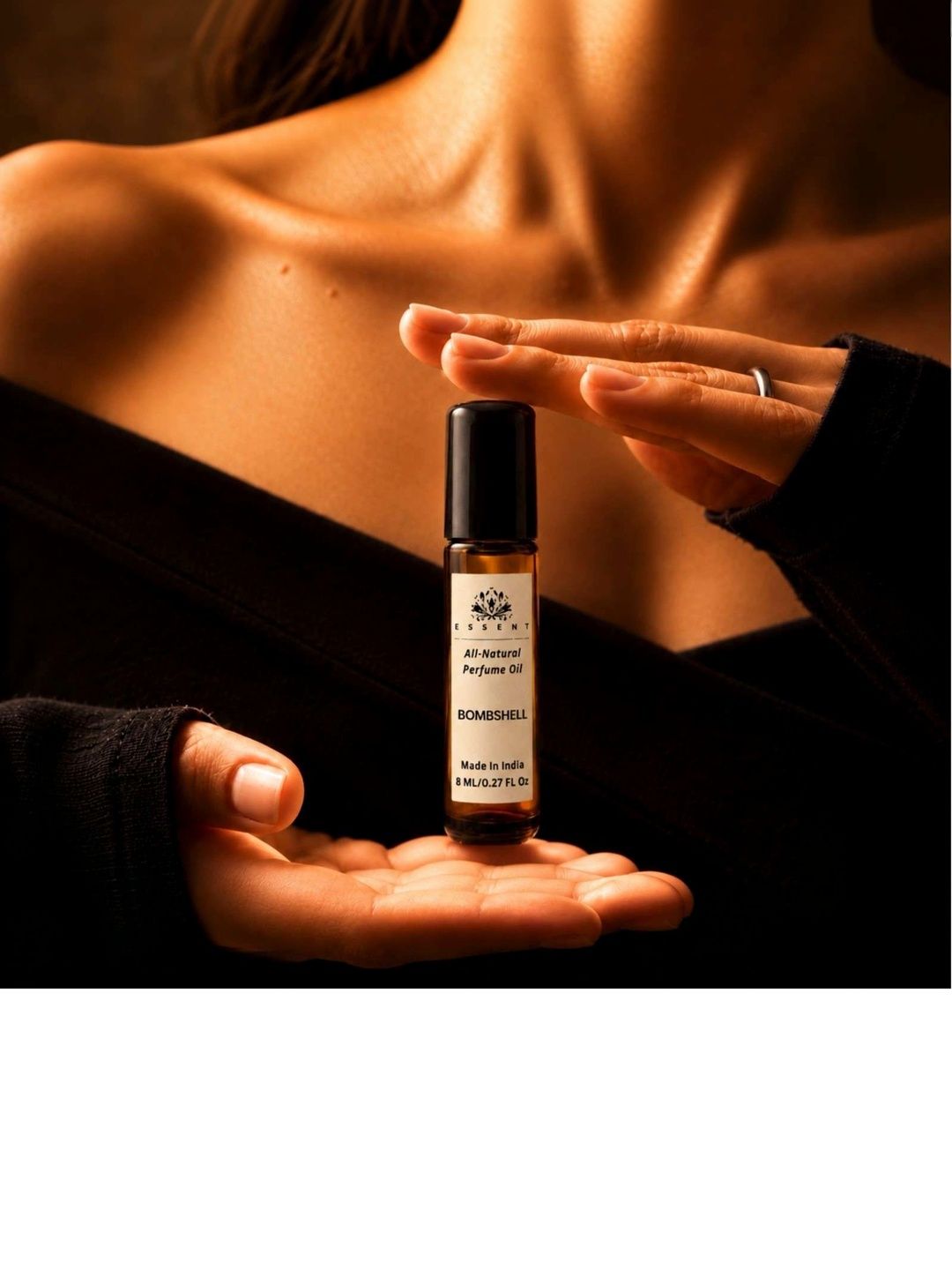 Essent Perfumes Bombshell Long Lasting Roll On Attar - 8 ml-image-33