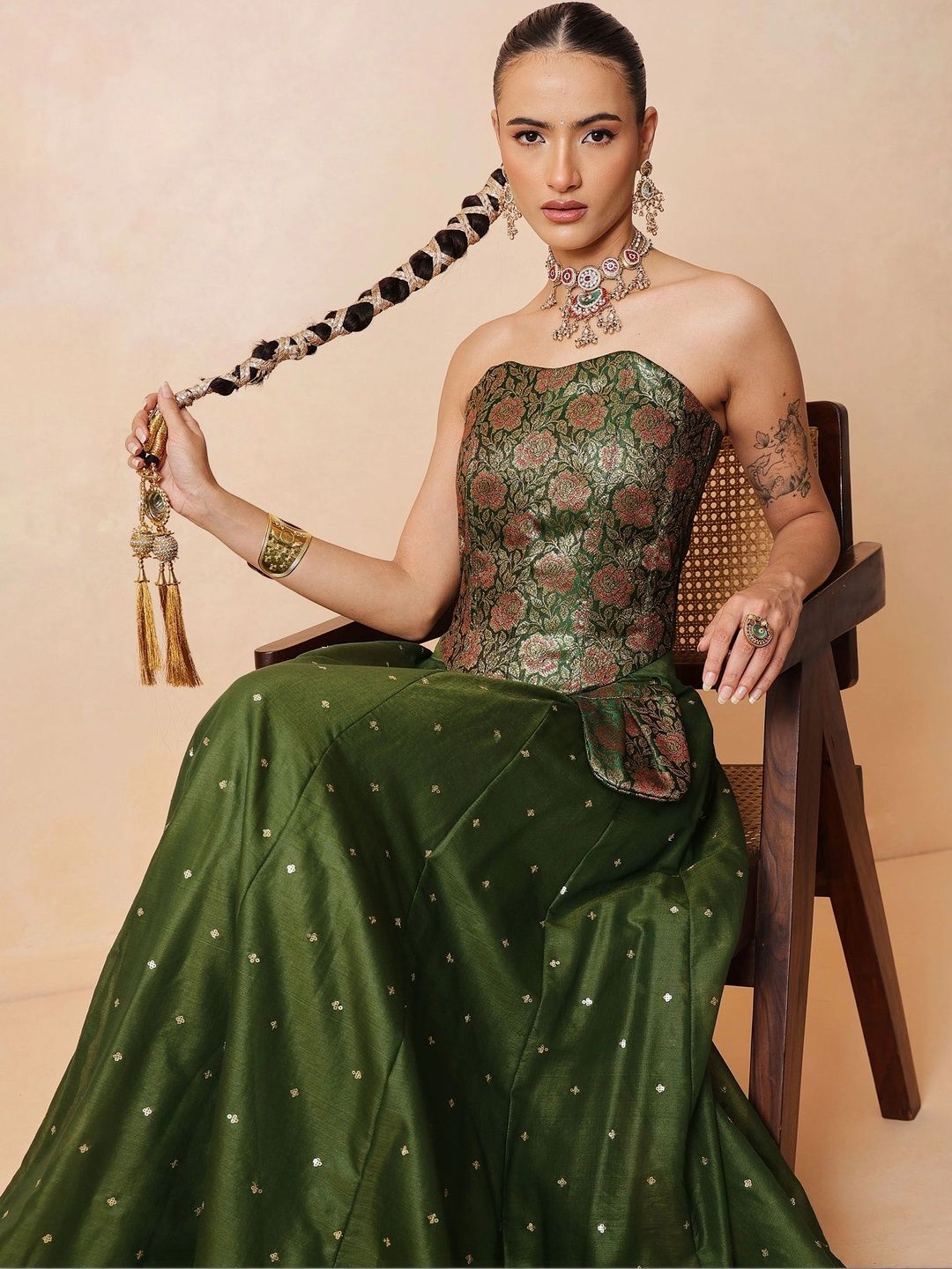 Luxe - Shae by SASSAFRAS Ready to Wear Lehenga &-image-30
