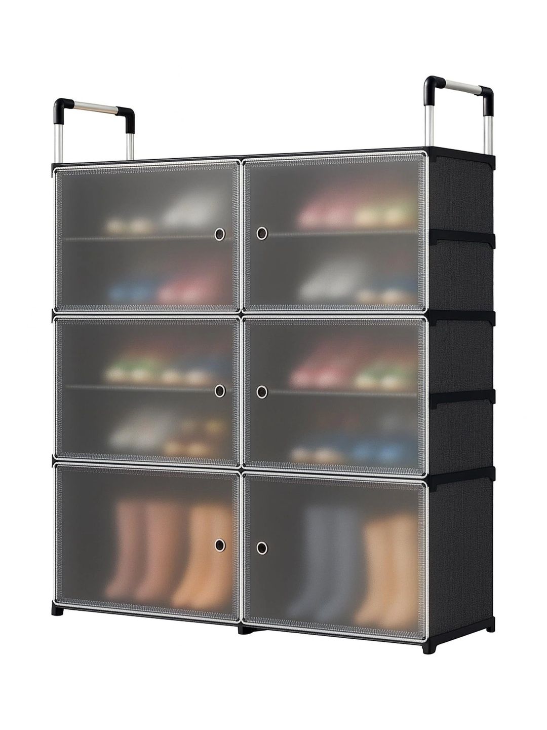 Rioware Transparent Set of 1 Regular Shoes Organiser Organisers-image-23