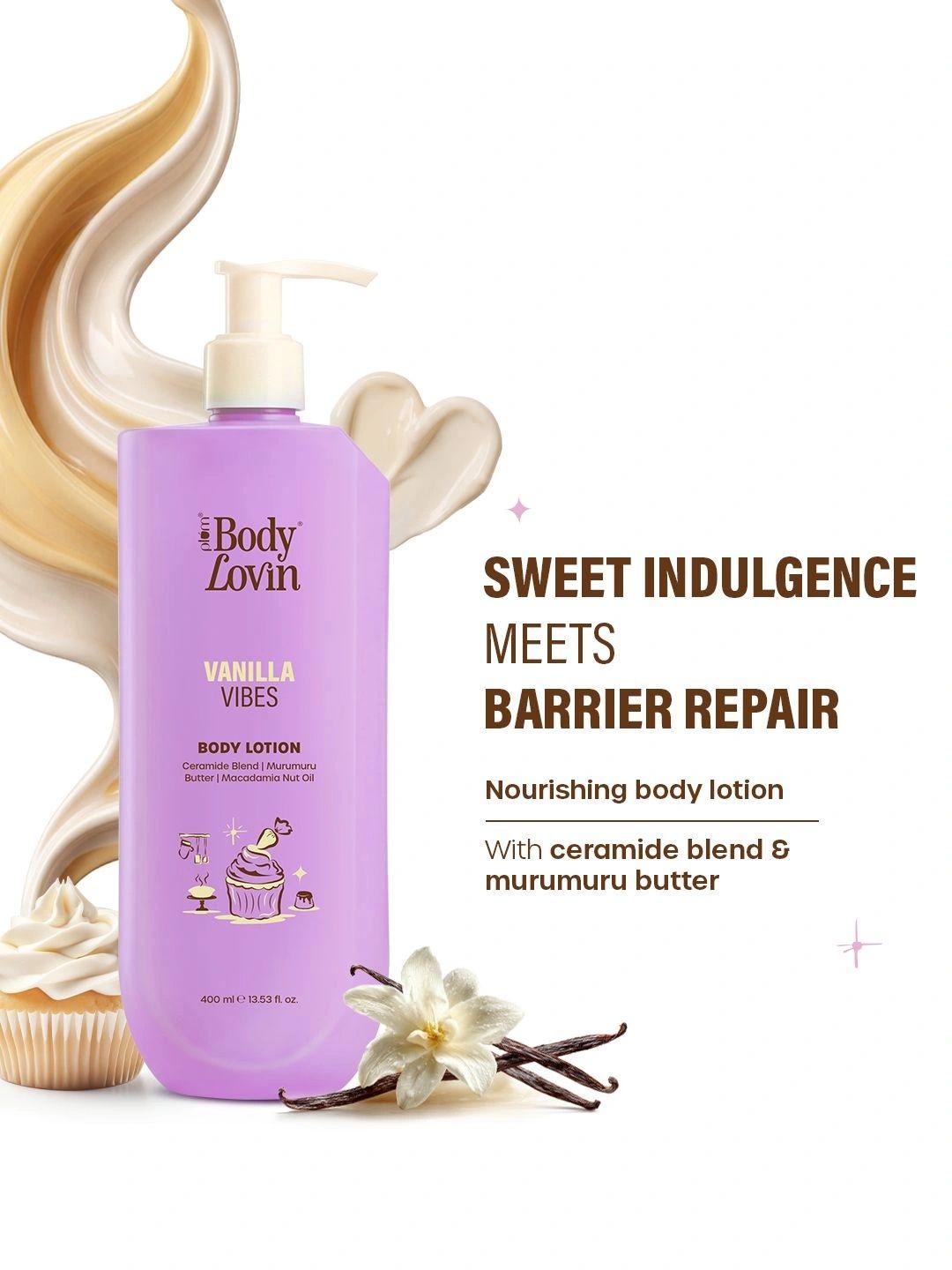 Plum Vanilla Vibes Body Lotion - 400 ml-picture-28
