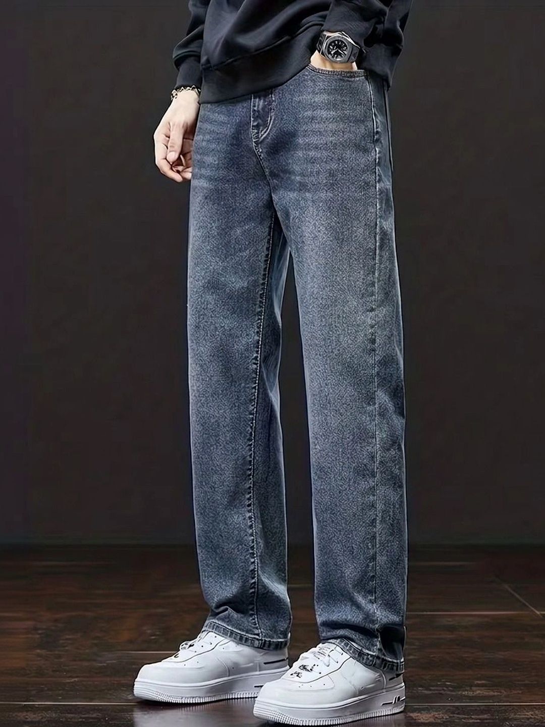 stylefabs Men Jean Regular Fit Mid-Rise Stretchable Jeans-picture-16