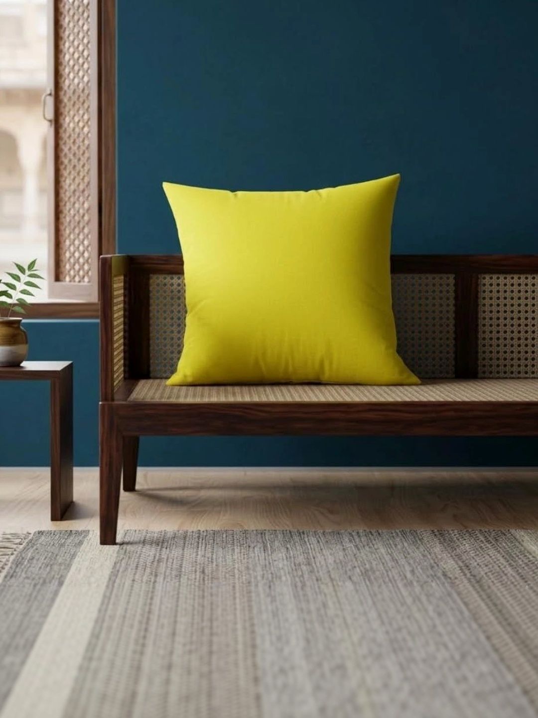 SAJAVAT Yellow Velvet Cushion Covers-image-34