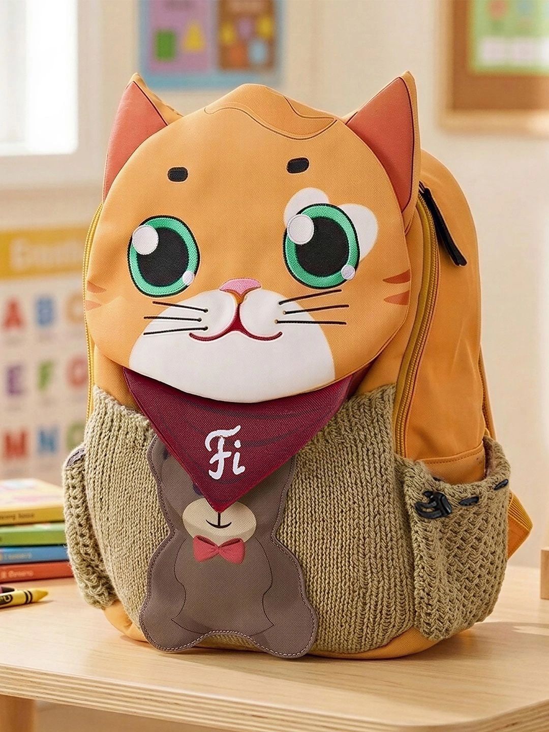 FILLI & ME Unisex Kids Graphic Applique Backpack-picture-21