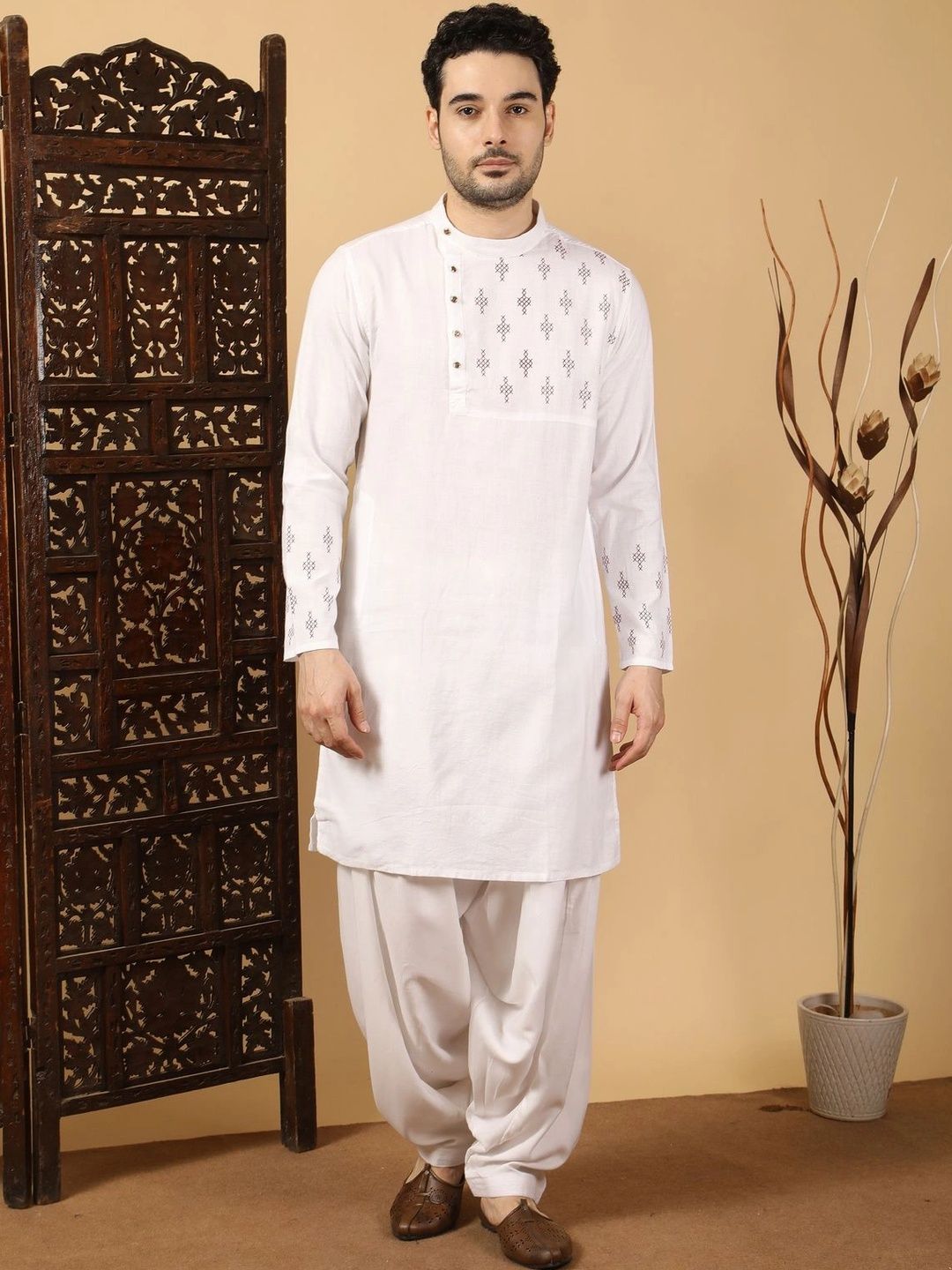 Kuons Men Ethnic Motifs Printed Kurta-picture-22