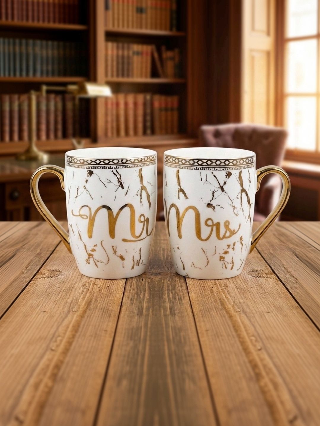 THE COVE TALES White Text or Slogans Printed Porcelain Glossy Mugs Set of Cups and Mugs-image-42