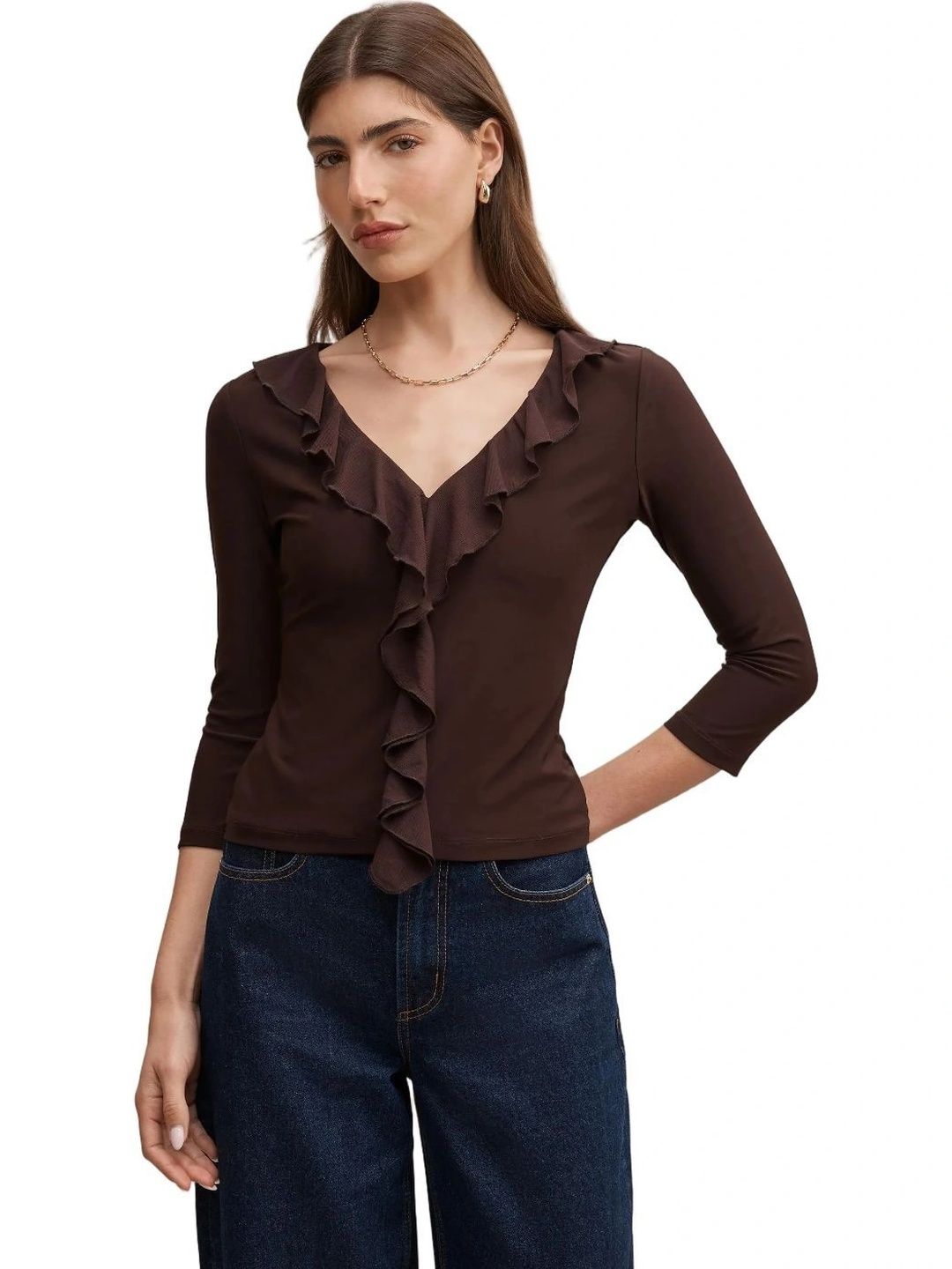Forever New Ruffles Top-picture-30