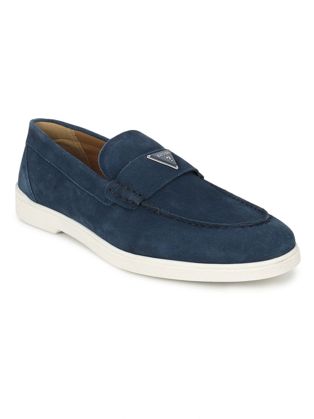 GUESS Men Leather Loafers-picture-32