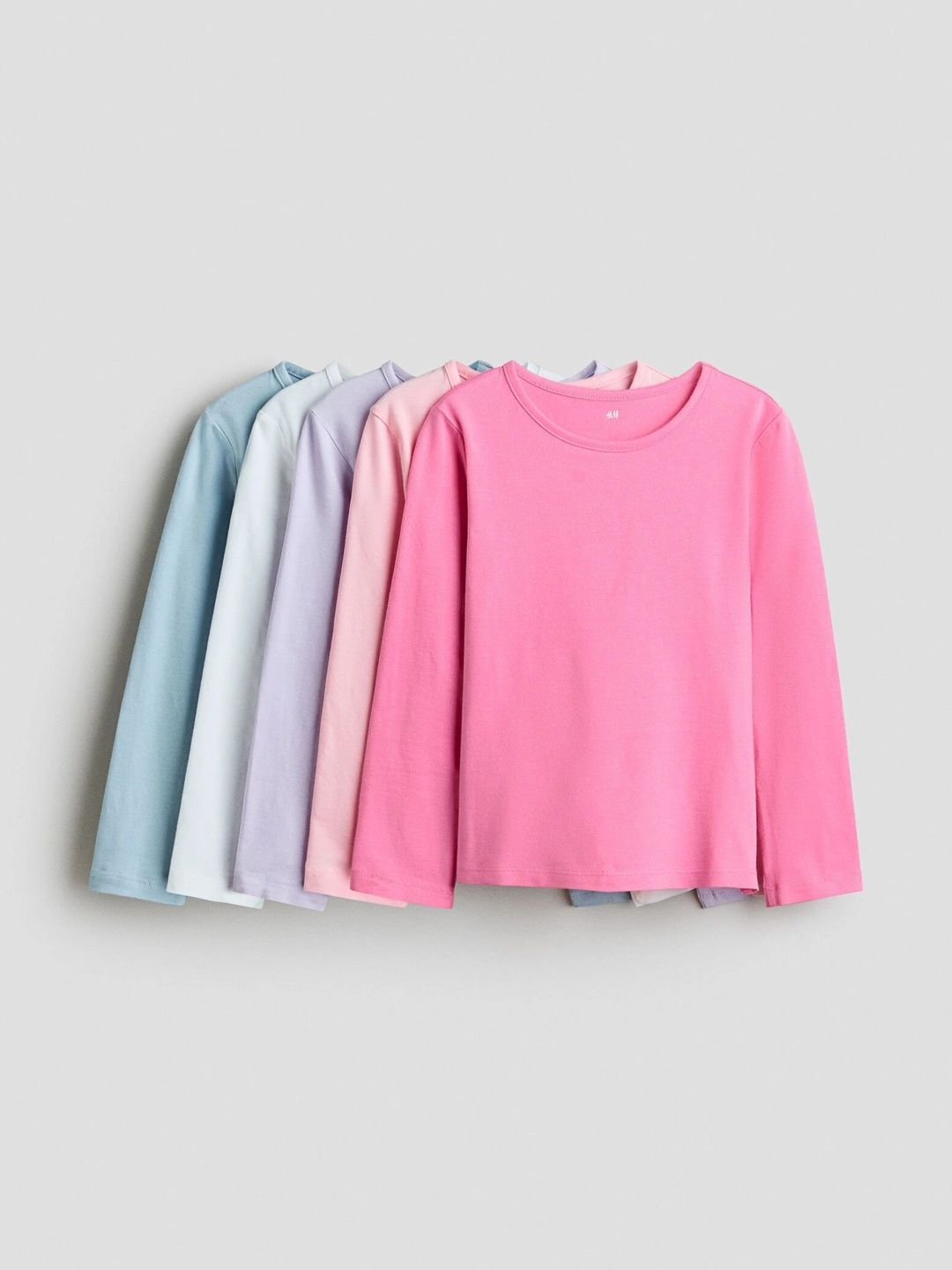 H&M 5-pack long-sleeved T-shirts-picture-41