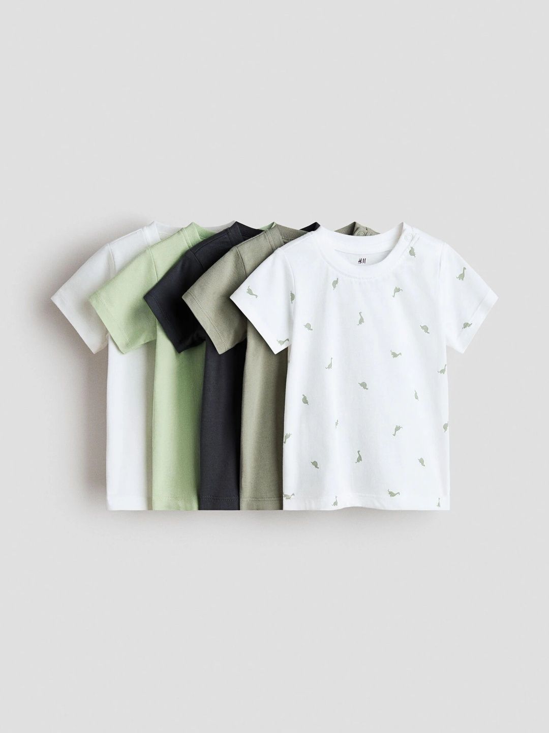 H&M 5-pack cotton T-shirts-picture-37