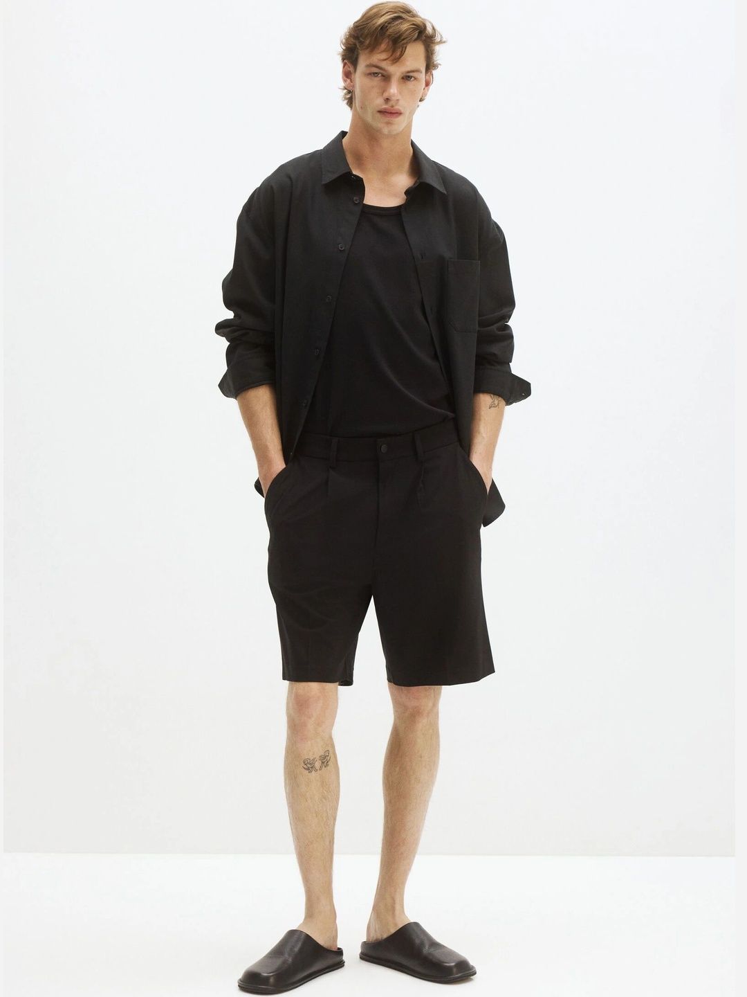 H&M Four-way Stretch Loose Fit shorts-picture-43